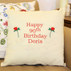 Personalised Cushion Embroidered Birthday Cushion