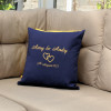Personalised Wedding Cushion Hearts Entwined Embroidered Cushion