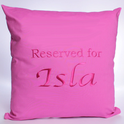 Personalised Cushion Reserved For Embroidered Cushion