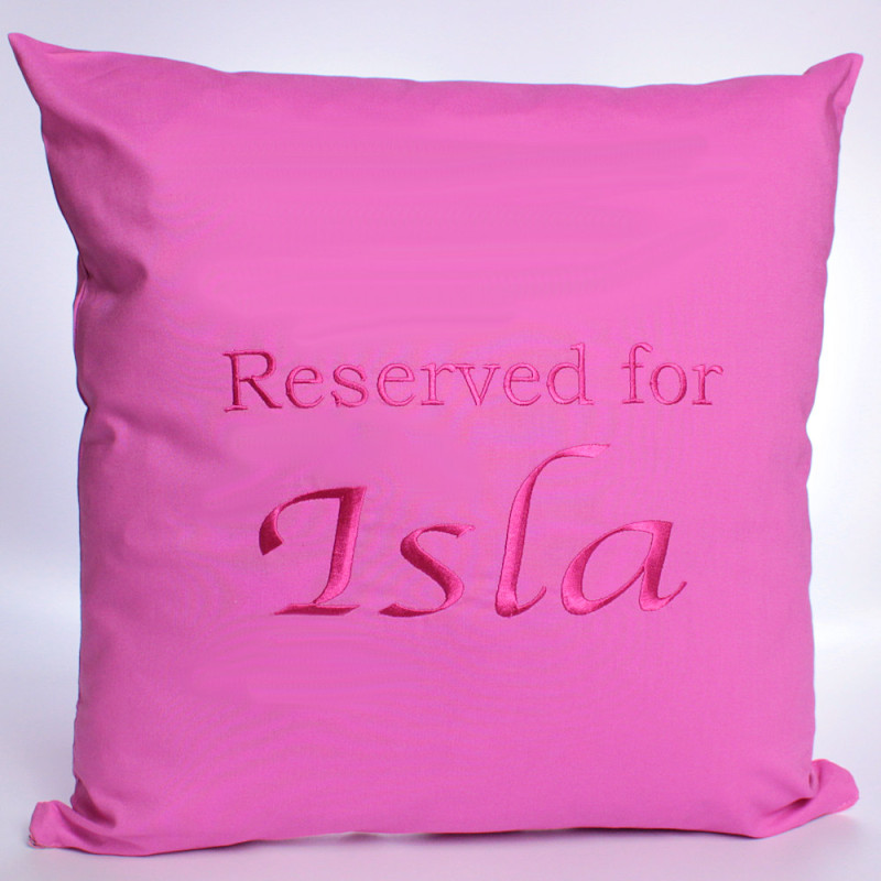 Personalised Cushion Reserved For Embroidered Cushion