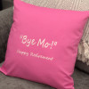Retirement Gift Personalised Cushion in Choice of Colour