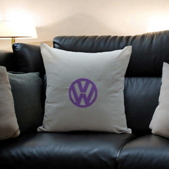 Logo Embroidered Cushion Van Life T5 VW Gift