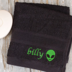 Alien Face Cloth Personalised Kids Flannel