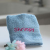 Personalised Flannel Blue Embroidered Face Cloth