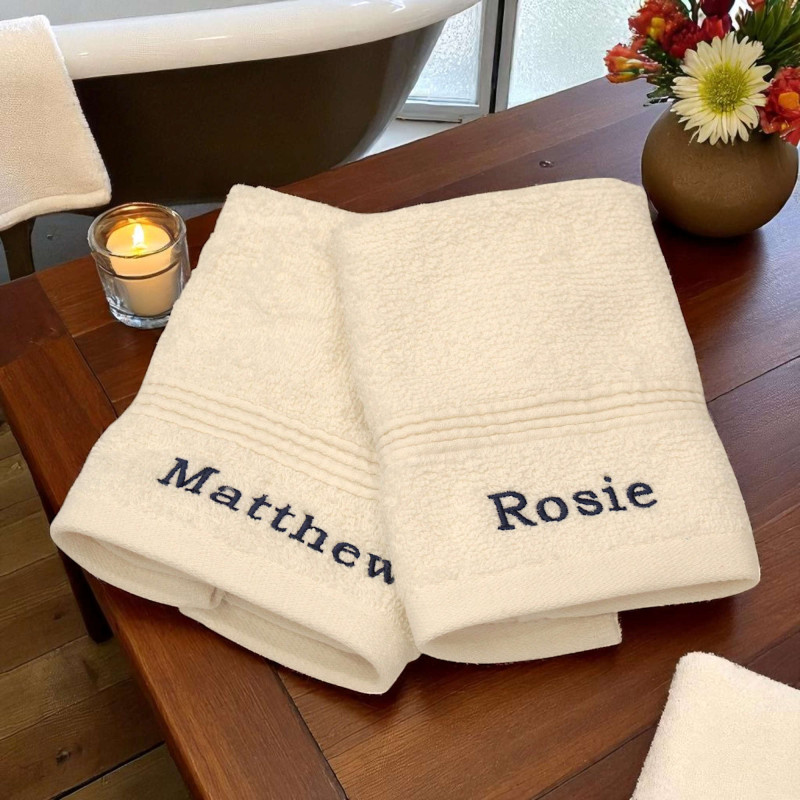 His and Hers Flannels Cotton Anniversary Face Cloths