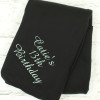 Personalised Birthday Blanket Sleepover Snuggle Throw Gift