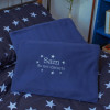 Personalised Boys Blanket Scatter Stars Fleece Throw