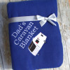 Caravan Blankets Personalised Embroidered Throw Modern Caravan Motif