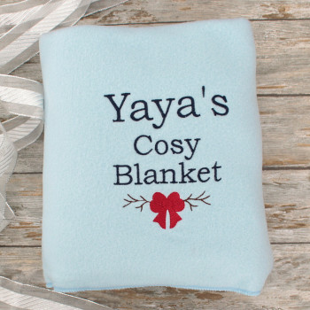 Cosy Cuddle Blanket Personalised Fleece Throw