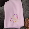 Floral Heart Blanket Personalised Throw Choose Colour