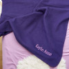Personalised Blanket Purple Snuggle Throw
