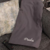 Personalised Blanket Embroidered Grey Throw