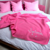 Personalised Girls Blankets Scatter Stars Fleece Throw