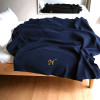 Personalised Throw Blanket Initialled Snuggle Blanket