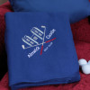 Logo Embroidered Blanket Custom Personalised Throw
