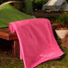 Outdoor Garden Blanket Personalised Snuggle Throw Any Colour