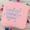 Personalised Blankets Fleece Blanket Throw Scatter Hearts