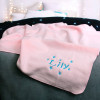 Personalised Girls Blankets Scatter Stars Fleece Throw