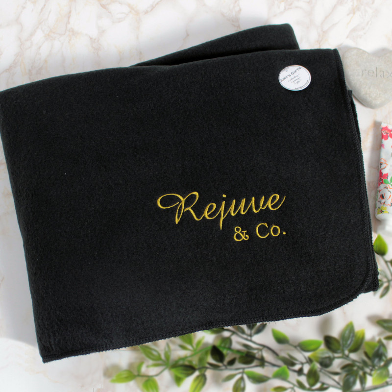 Salon Spa Blanket Business Name Customised Throw
