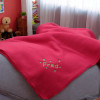 Personalised Boys Blanket Scatter Stars Fleece Throw