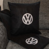 Van Life VW Blanket Set Embroidered Cushion and Throw