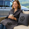 Van Life VW Blanket Set Embroidered Cushion and Throw