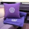 Van Life VW Blanket Set Embroidered Cushion and Throw