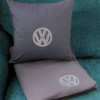 Van Life VW Blanket Set Embroidered Cushion and Throw