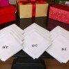 Mens Personalised Handkerchiefs 15 Individual Wedding Hankys