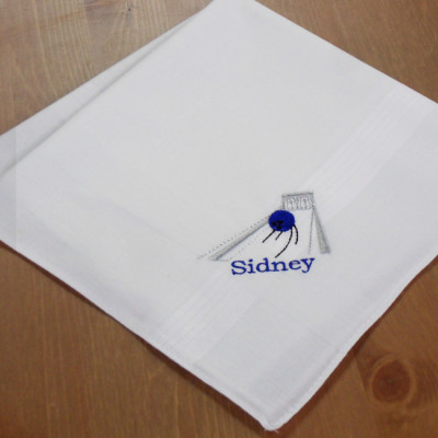Bowling Handkerchief Personalised Ten Pin Hanky Gift