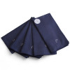 Mens Personalised Handkerchiefs 5 Gift Boxed Navy Blue Hankies Set