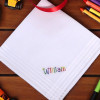 Personalised Handkerchief Childrens Message Embroidered Handkerchief