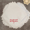 Custom Logo Handkerchiefs 120 Personalised Cotton Hankies
