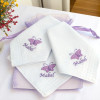 Butterfly Handkerchiefs Embroidered Butterfly Hankies Set of 3