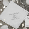 Wedding Handkerchief Bells Personalised Butterfly Lace