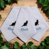 Kitten Handkerchiefs Ladies or Childs Personalised Hankies Set