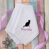 Kitten Handkerchiefs Ladies or Childs Personalised Hankies Set