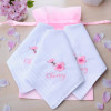 Cherry Blossom Handkerchiefs Three Embroidered Ladies Gift Hankies