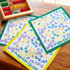 Childrens Handkerchiefs Maths Numbers Kids Hankies