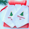 Christmas Handkerchiefs Personalised Christmas Tree Hankies Gift Set