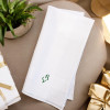 Personalised Gents Handkerchief Single Classic White Cotton Hanky