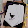 Personalised Handkerchiefs Duck Hanky Gift Set of 3