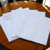 Mens White Handkerchiefs Boxed Gift Set of 5