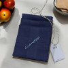 Mens Personalised Handkerchiefs Navy Blue Set of 3 Hankies
