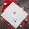 Anniversary Handkerchiefs Personalised Sweetheart Hankies Pair