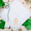 Claddagh Handkerchief Irish Celtic Wedding Gift Hanky