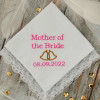Wedding Handkerchief Mother of the Bride Ladies Hanky