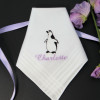 Personalised Handkerchief Animal Silhouette Motif