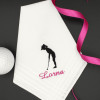 Ladies Golf Handkerchiefs Golfer Personalised Set of 3 Hankies