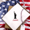 USA Handkerchiefs Gift Set of 3 American Liberty Personalised Hankies